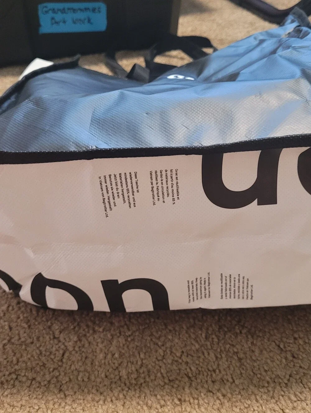 Lululemon Athletica Black ReusableTote Bag